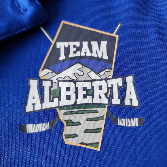 Team Alberta Ball‎ Hockey Shirt Mens Large Vancouver Nationals July 2019 Jersey - Picture 2 of 16